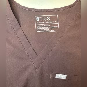 FIGS ESPRESSO BROWN XL SCRUBS